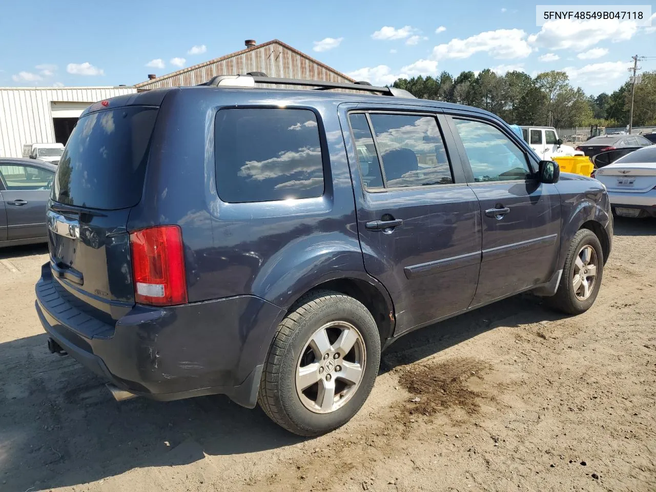 5FNYF48549B047118 2009 Honda Pilot Exl