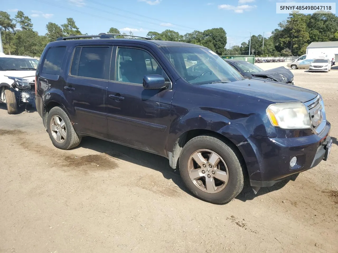 5FNYF48549B047118 2009 Honda Pilot Exl