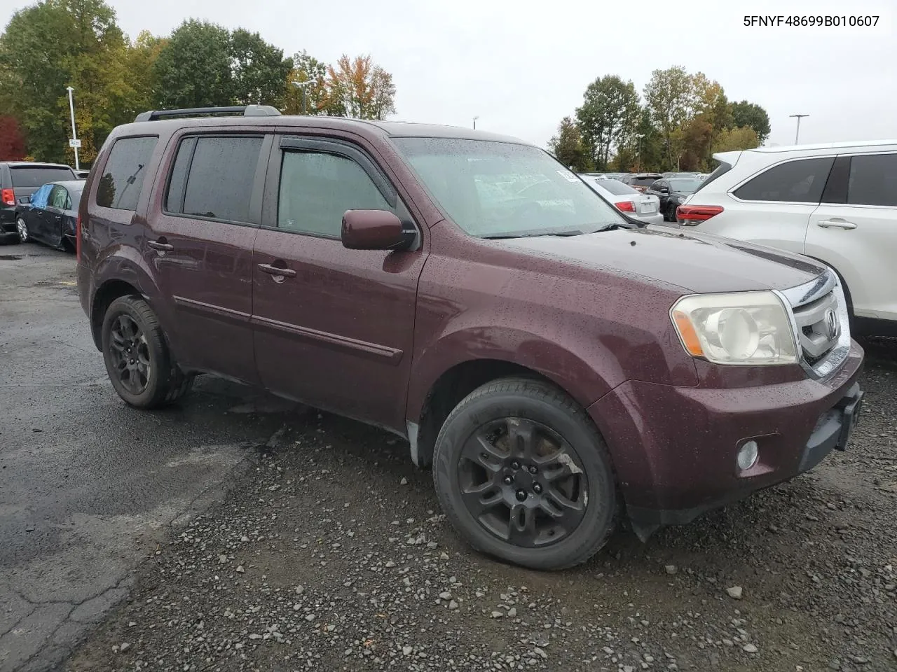 2009 Honda Pilot Exl VIN: 5FNYF48699B010607 Lot: 75824024