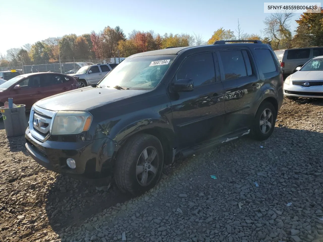 2009 Honda Pilot Exl VIN: 5FNYF48559B006433 Lot: 76587104