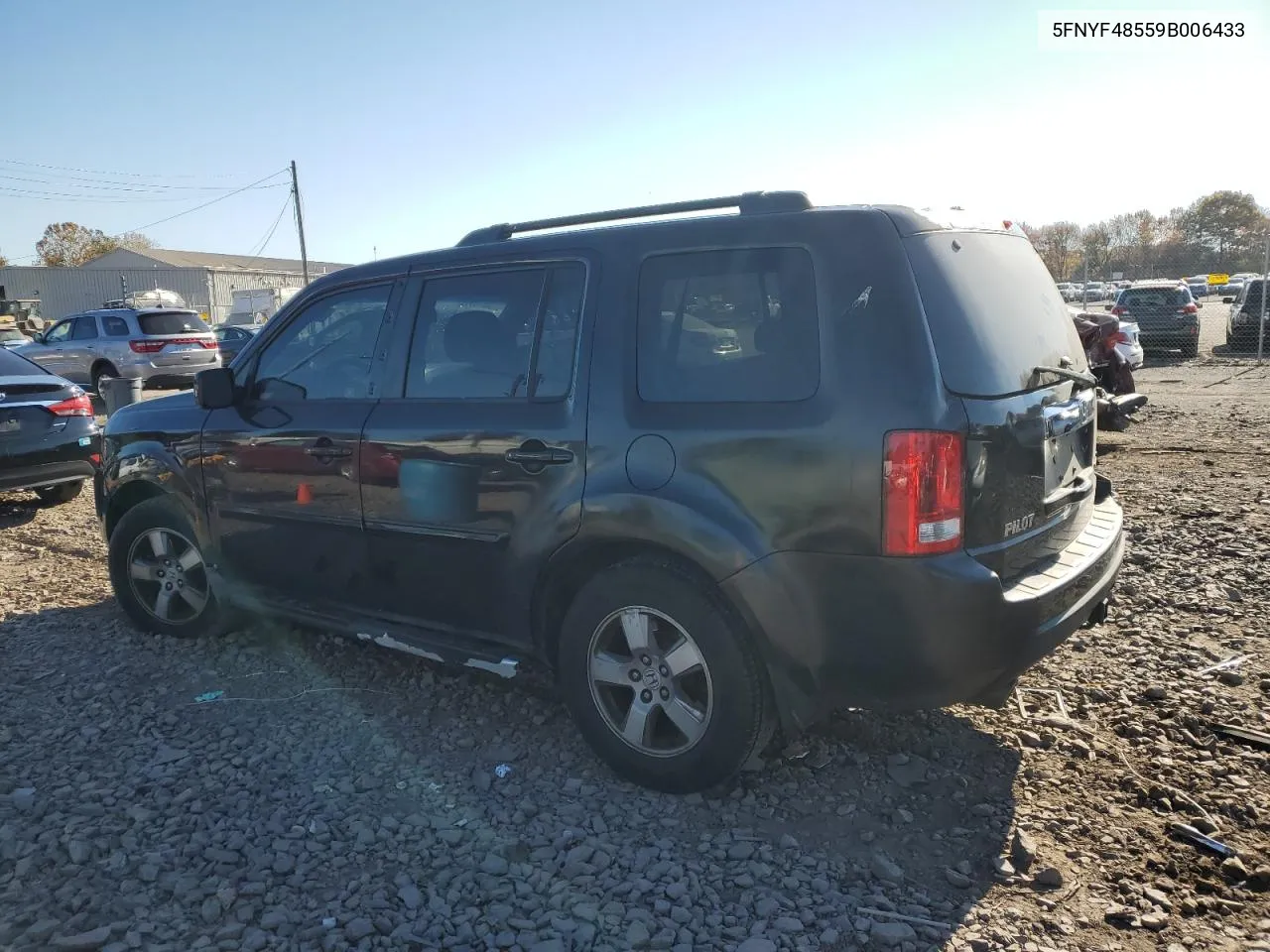 2009 Honda Pilot Exl VIN: 5FNYF48559B006433 Lot: 76587104