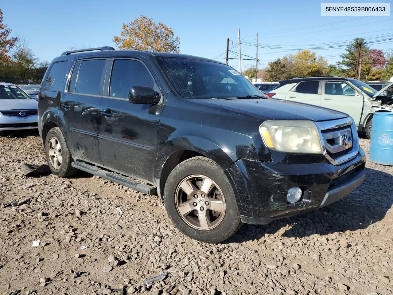 2009 Honda Pilot Exl VIN: 5FNYF48559B006433 Lot: 76587104