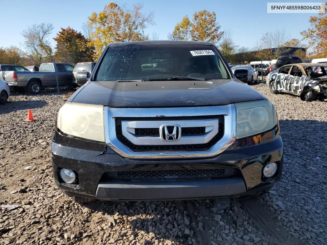 2009 Honda Pilot Exl VIN: 5FNYF48559B006433 Lot: 76587104