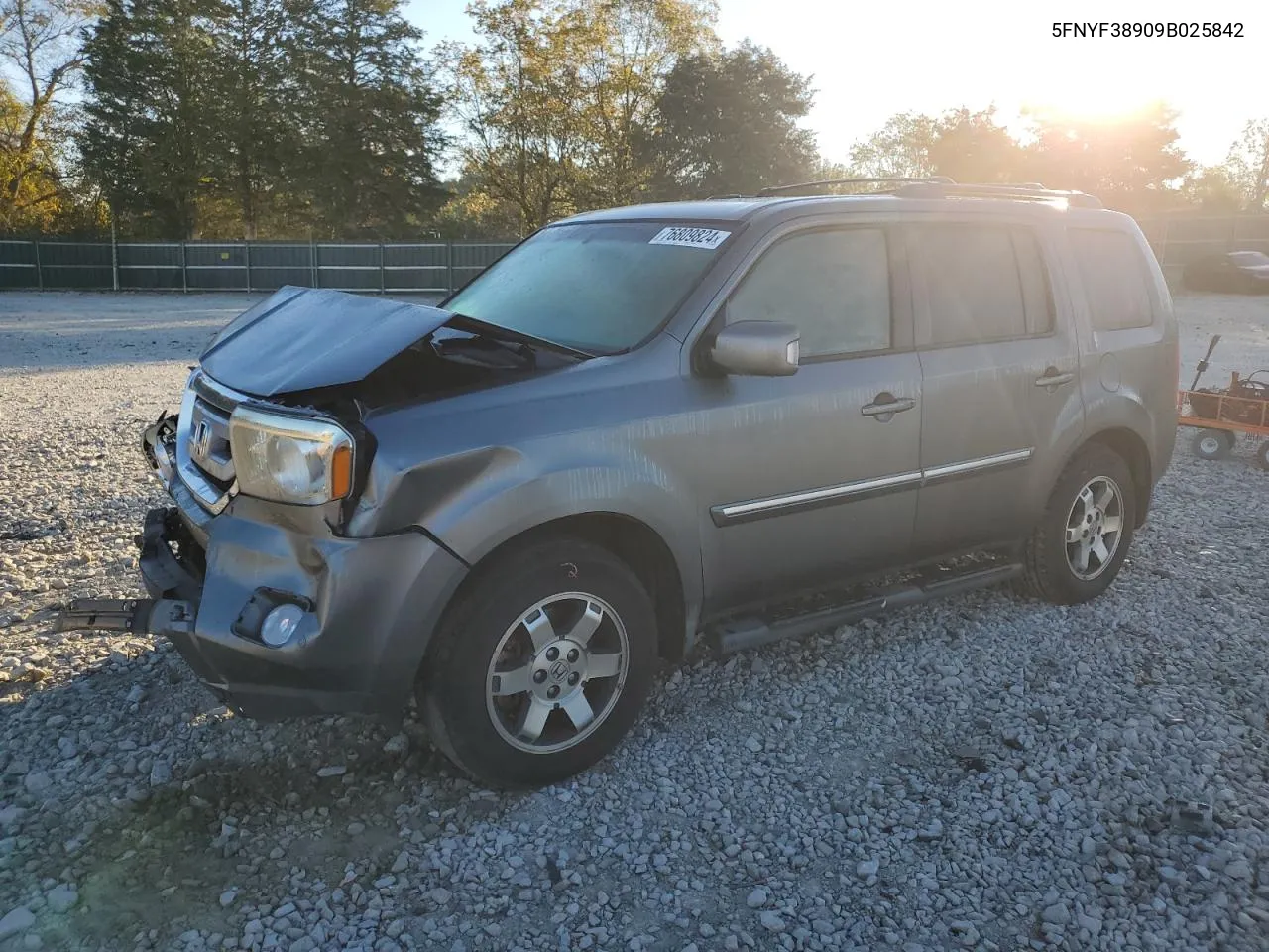 5FNYF38909B025842 2009 Honda Pilot Touring