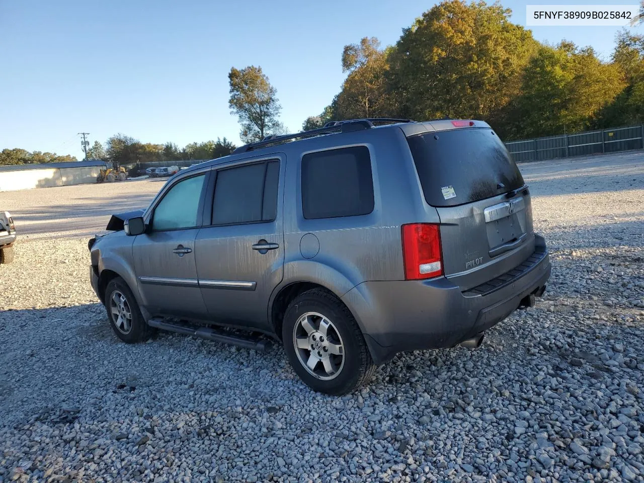 5FNYF38909B025842 2009 Honda Pilot Touring