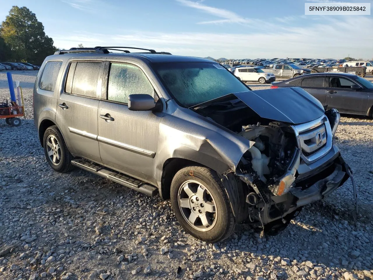 5FNYF38909B025842 2009 Honda Pilot Touring