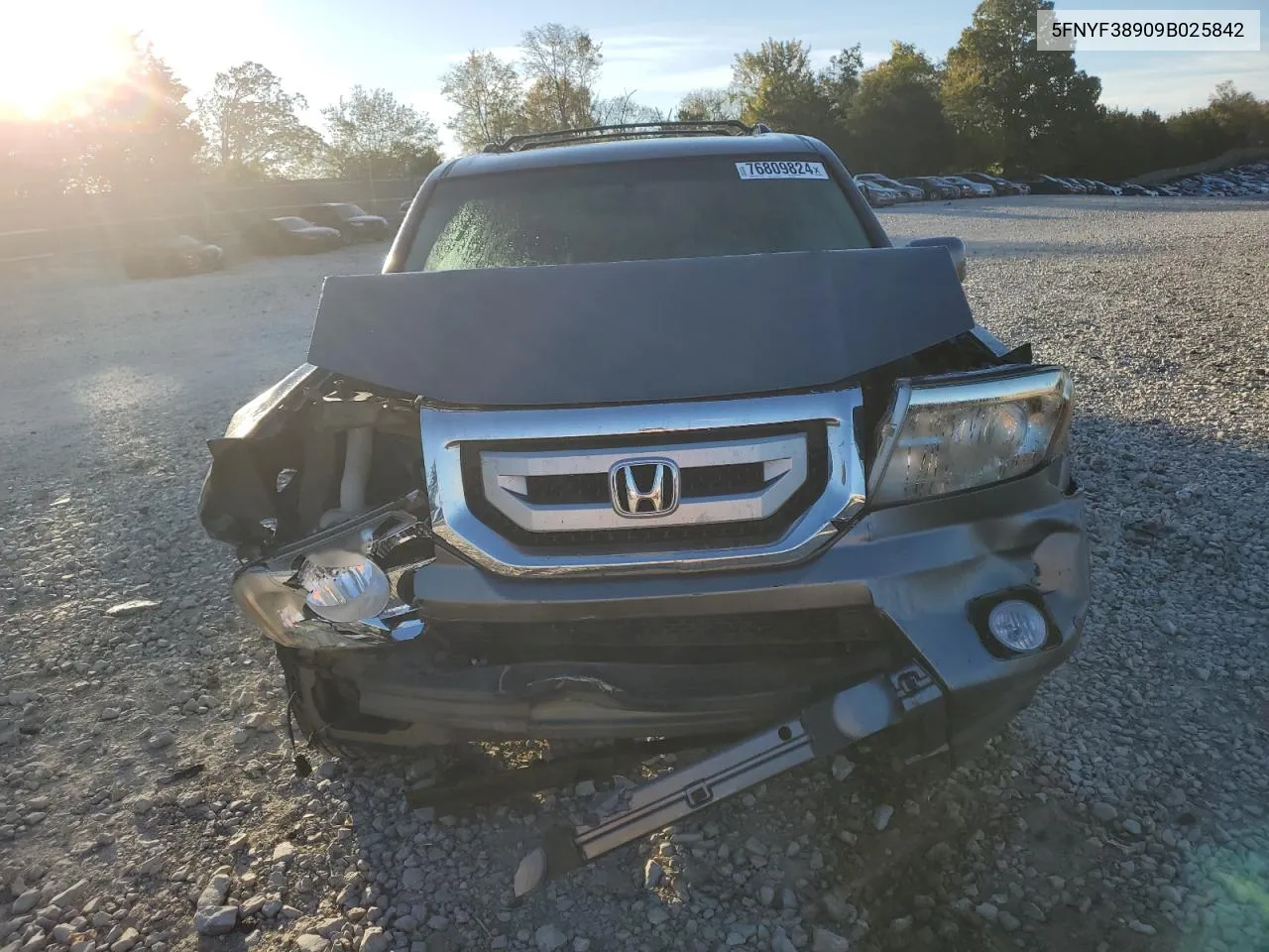 5FNYF38909B025842 2009 Honda Pilot Touring