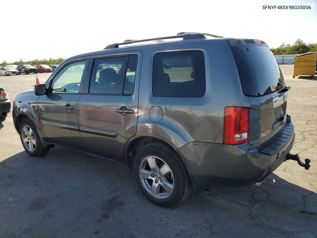 2009 Honda Pilot Exl VIN: 5FNYF485X9B035006 Lot: 76831314