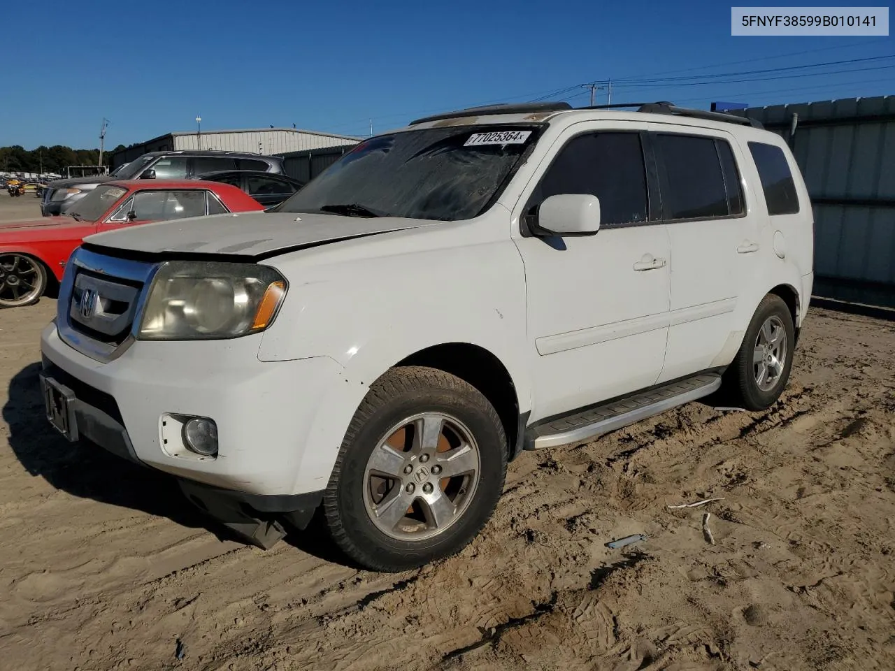 2009 Honda Pilot Exl VIN: 5FNYF38599B010141 Lot: 77025364