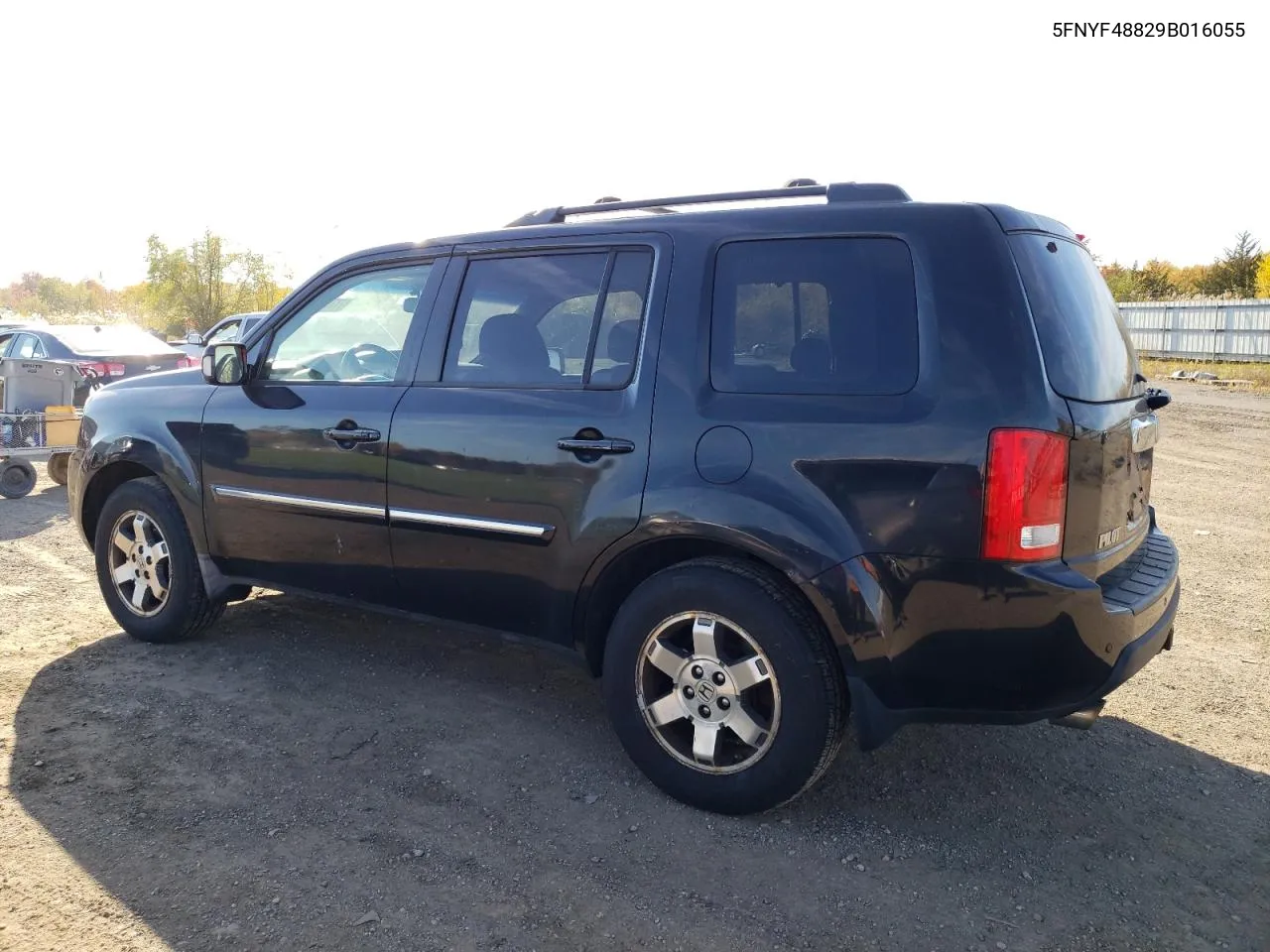 2009 Honda Pilot Touring VIN: 5FNYF48829B016055 Lot: 77395214