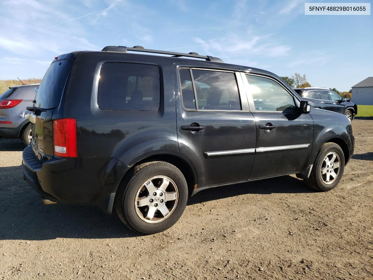 2009 Honda Pilot Touring VIN: 5FNYF48829B016055 Lot: 77395214