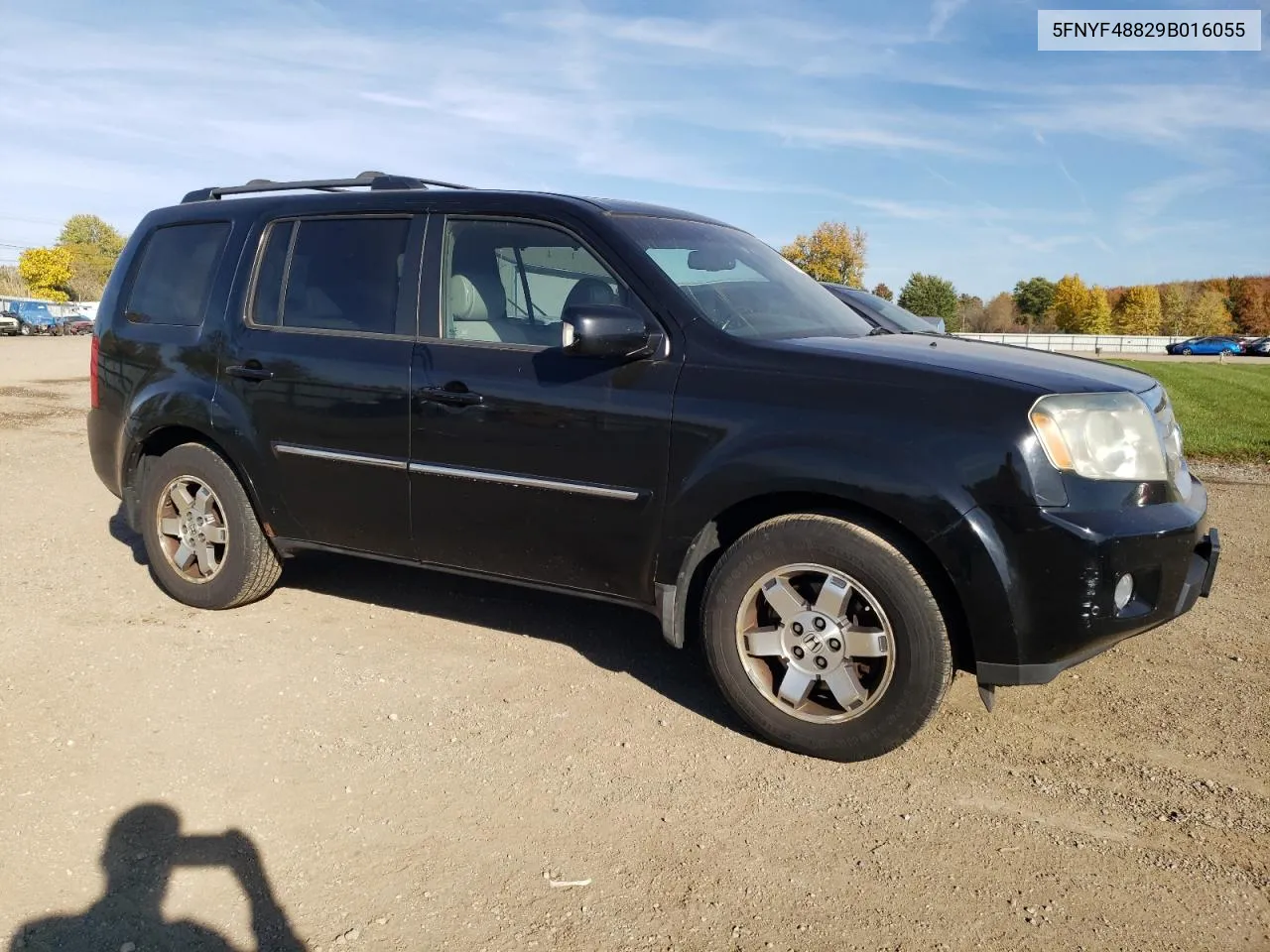 2009 Honda Pilot Touring VIN: 5FNYF48829B016055 Lot: 77395214