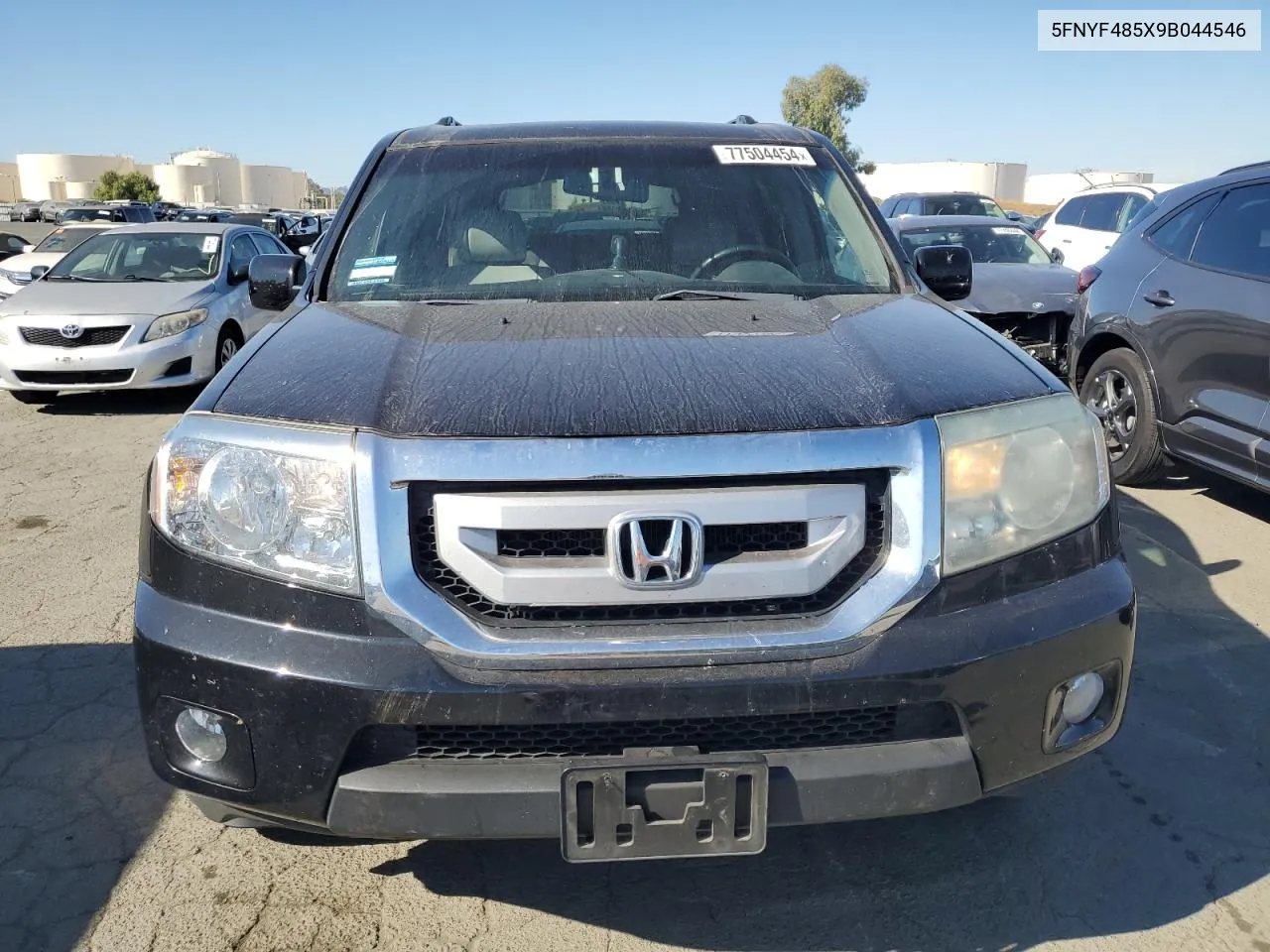 2009 Honda Pilot Exl VIN: 5FNYF485X9B044546 Lot: 77504454