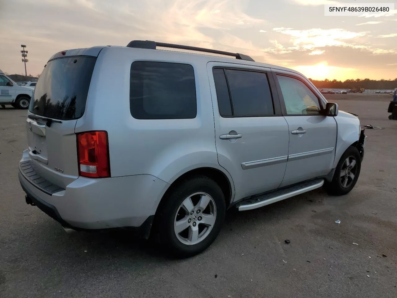 5FNYF48639B026480 2009 Honda Pilot Exl