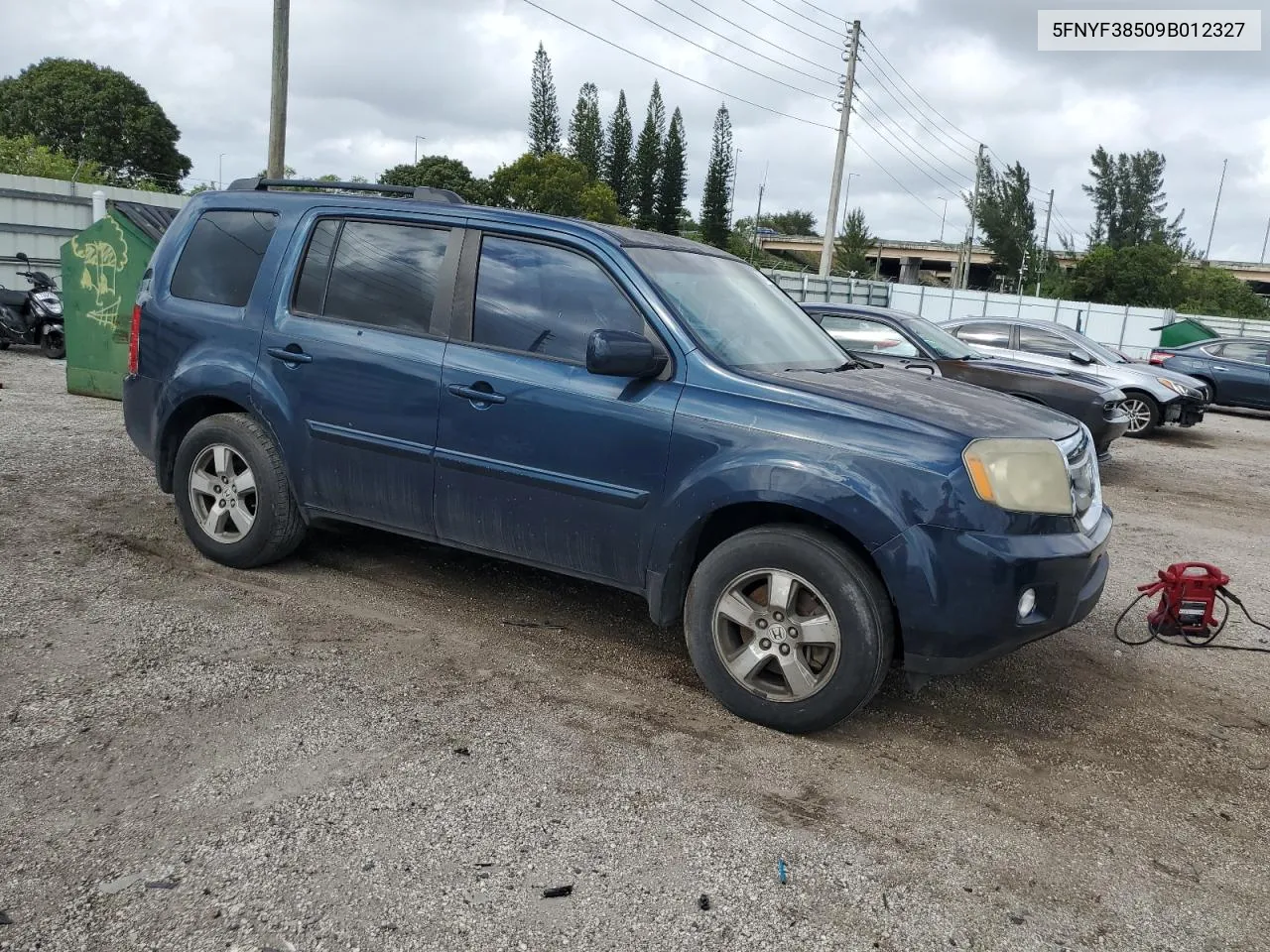 2009 Honda Pilot Exl VIN: 5FNYF38509B012327 Lot: 80026444