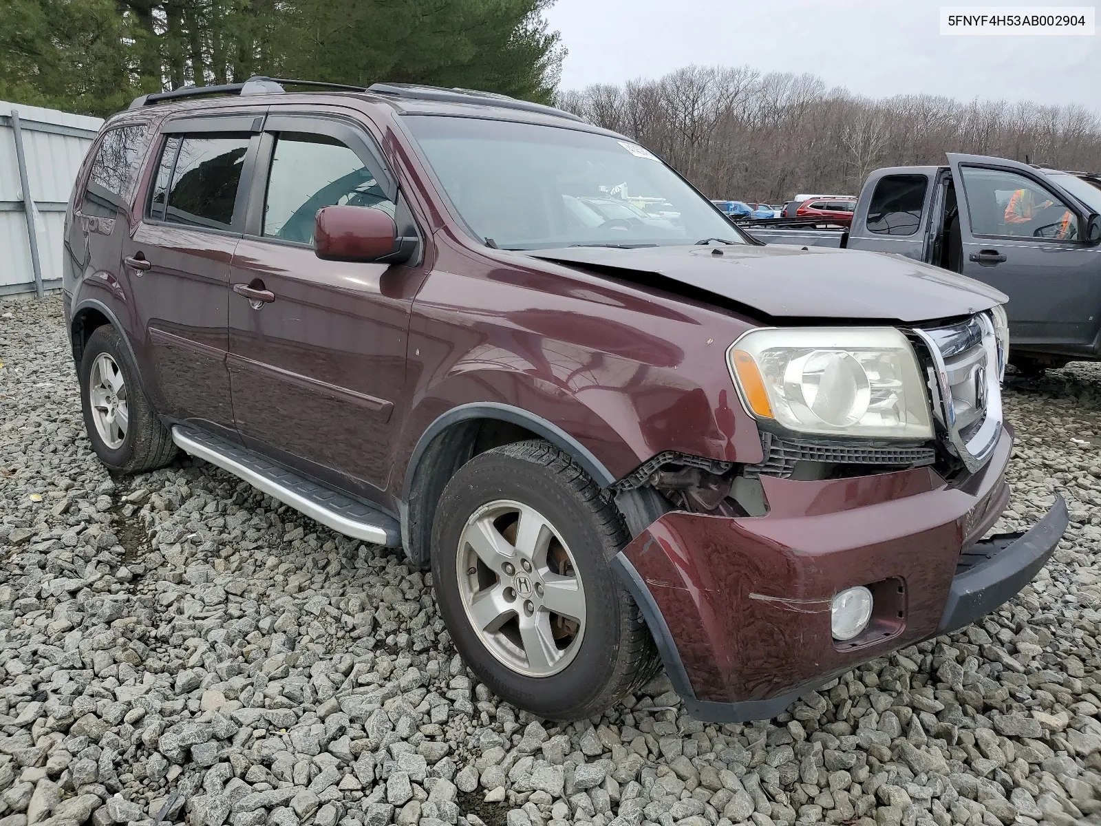 2010 Honda Pilot Exl VIN: 5FNYF4H53AB002904 Lot: 41457474