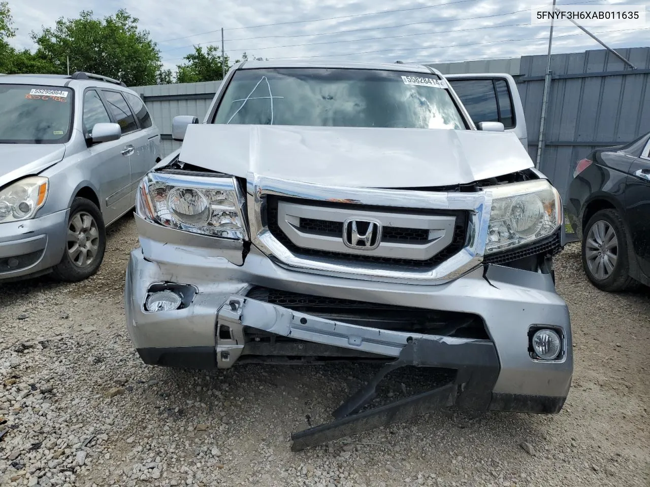 2010 Honda Pilot Exl VIN: 5FNYF3H6XAB011635 Lot: 55828414