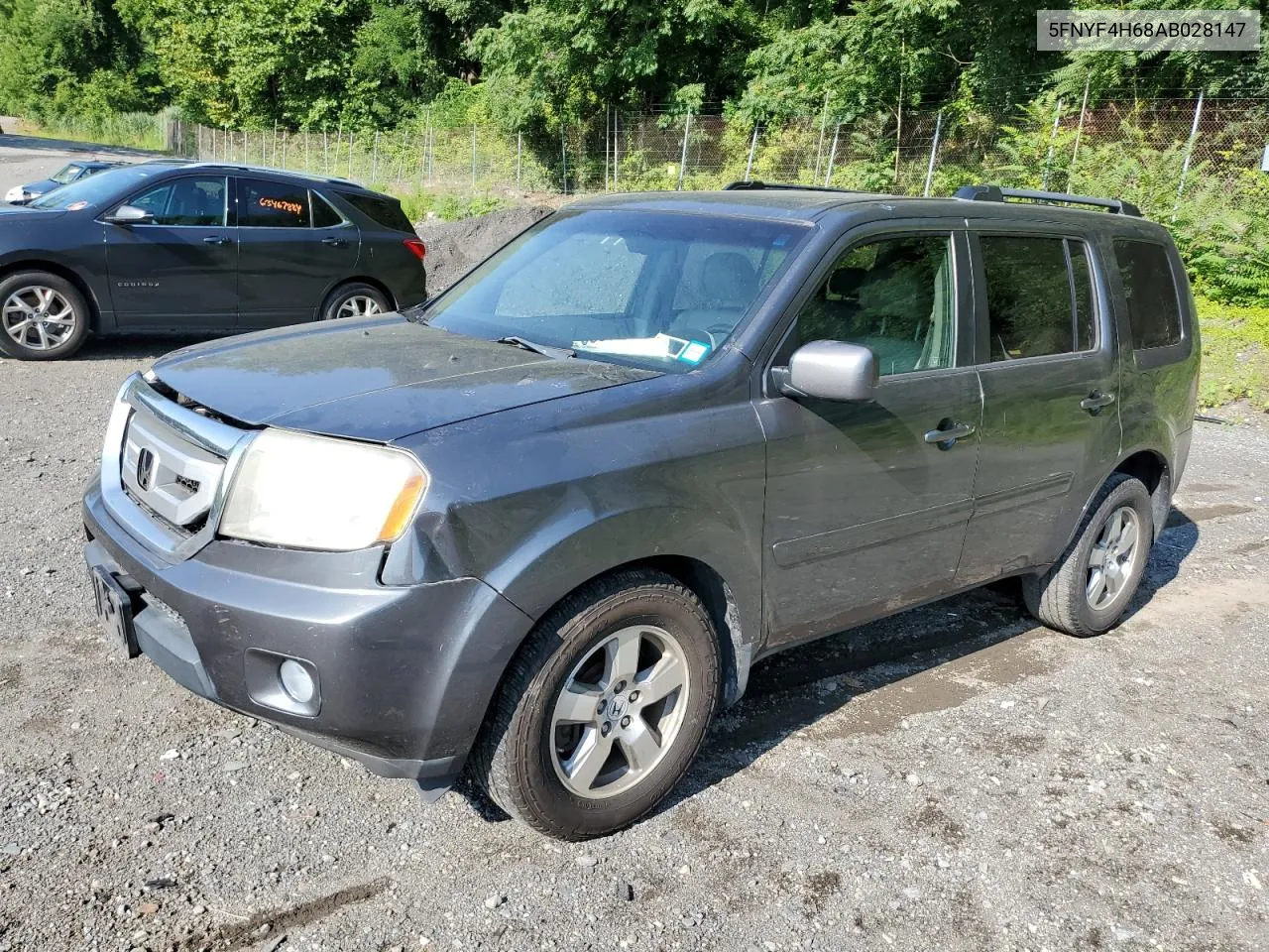 2010 Honda Pilot Exl VIN: 5FNYF4H68AB028147 Lot: 63383354