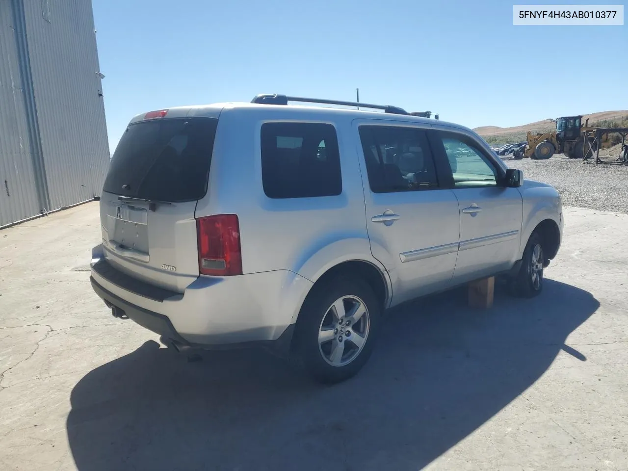 2010 Honda Pilot Ex VIN: 5FNYF4H43AB010377 Lot: 65978114