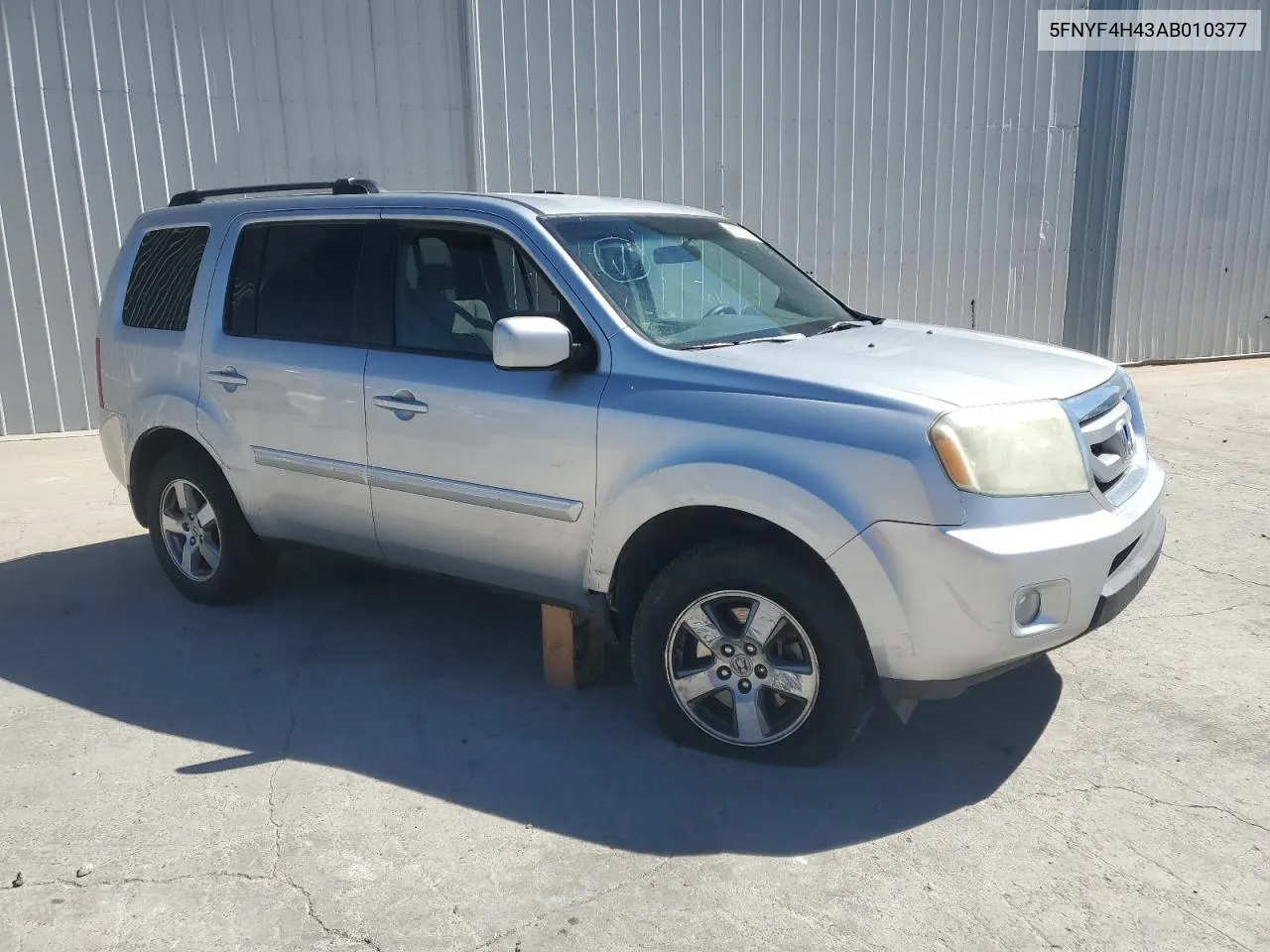 2010 Honda Pilot Ex VIN: 5FNYF4H43AB010377 Lot: 65978114