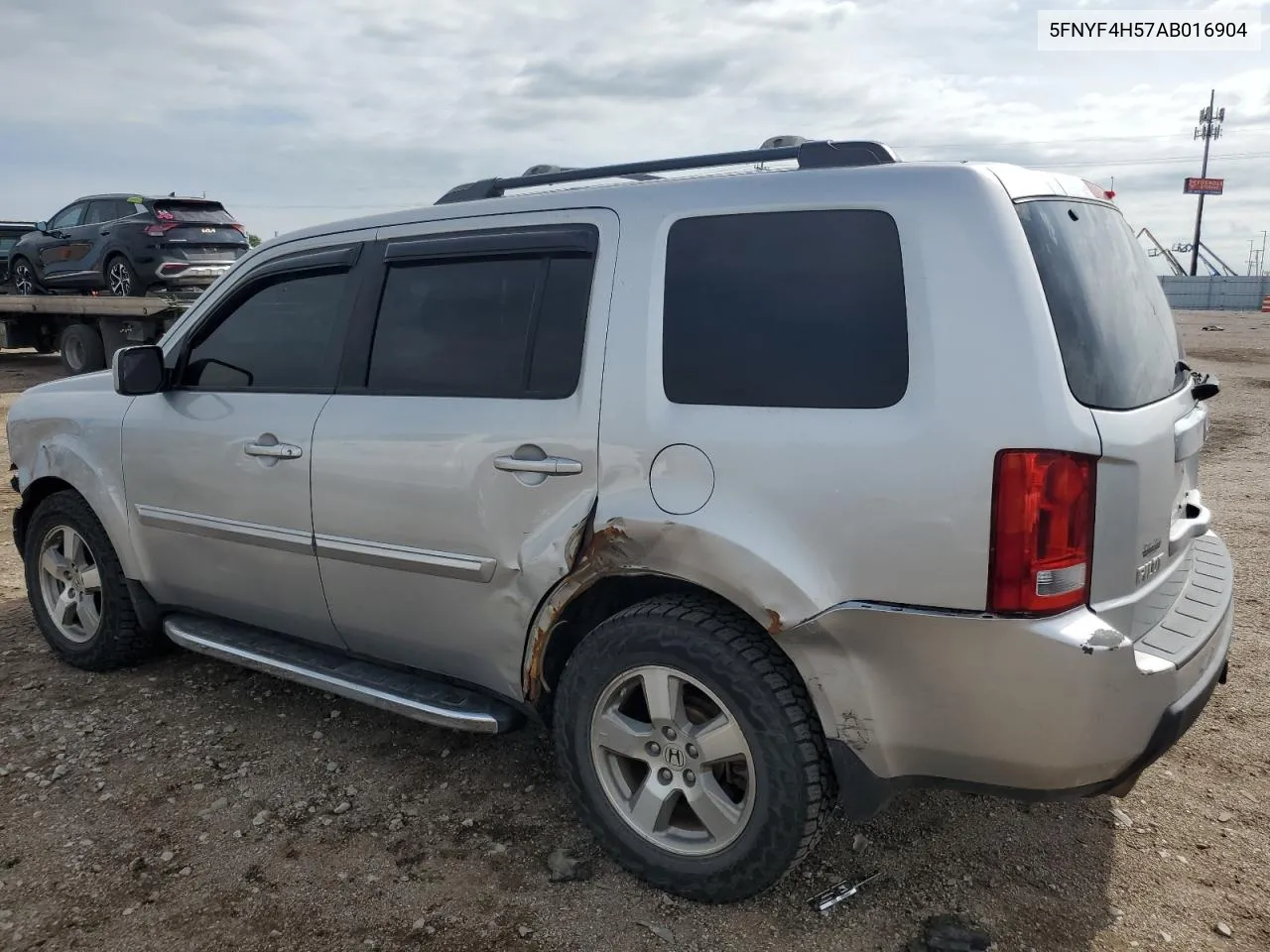 2010 Honda Pilot Exl VIN: 5FNYF4H57AB016904 Lot: 66358814