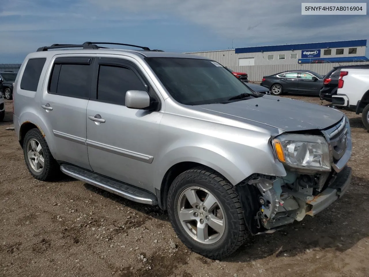 2010 Honda Pilot Exl VIN: 5FNYF4H57AB016904 Lot: 66358814