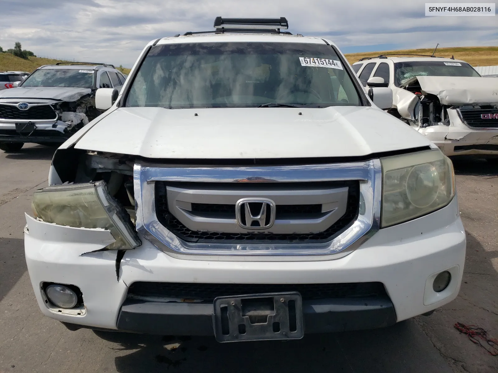 5FNYF4H68AB028116 2010 Honda Pilot Exl