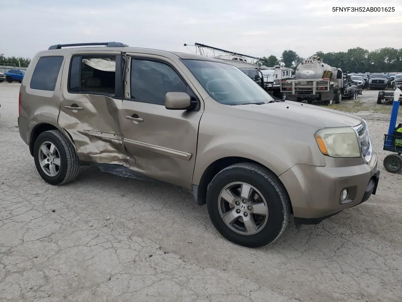 5FNYF3H52AB001625 2010 Honda Pilot Exl