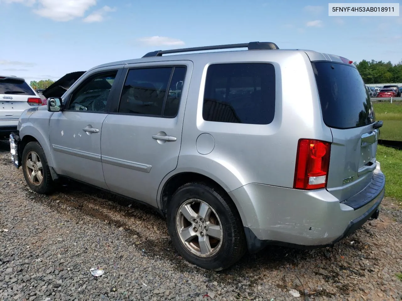 2010 Honda Pilot Exl VIN: 5FNYF4H53AB018911 Lot: 67941774