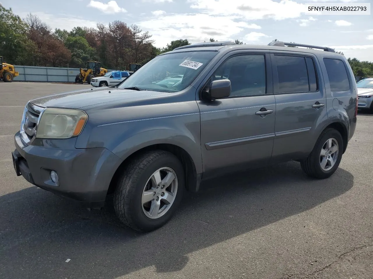 5FNYF4H5XAB022793 2010 Honda Pilot Exl