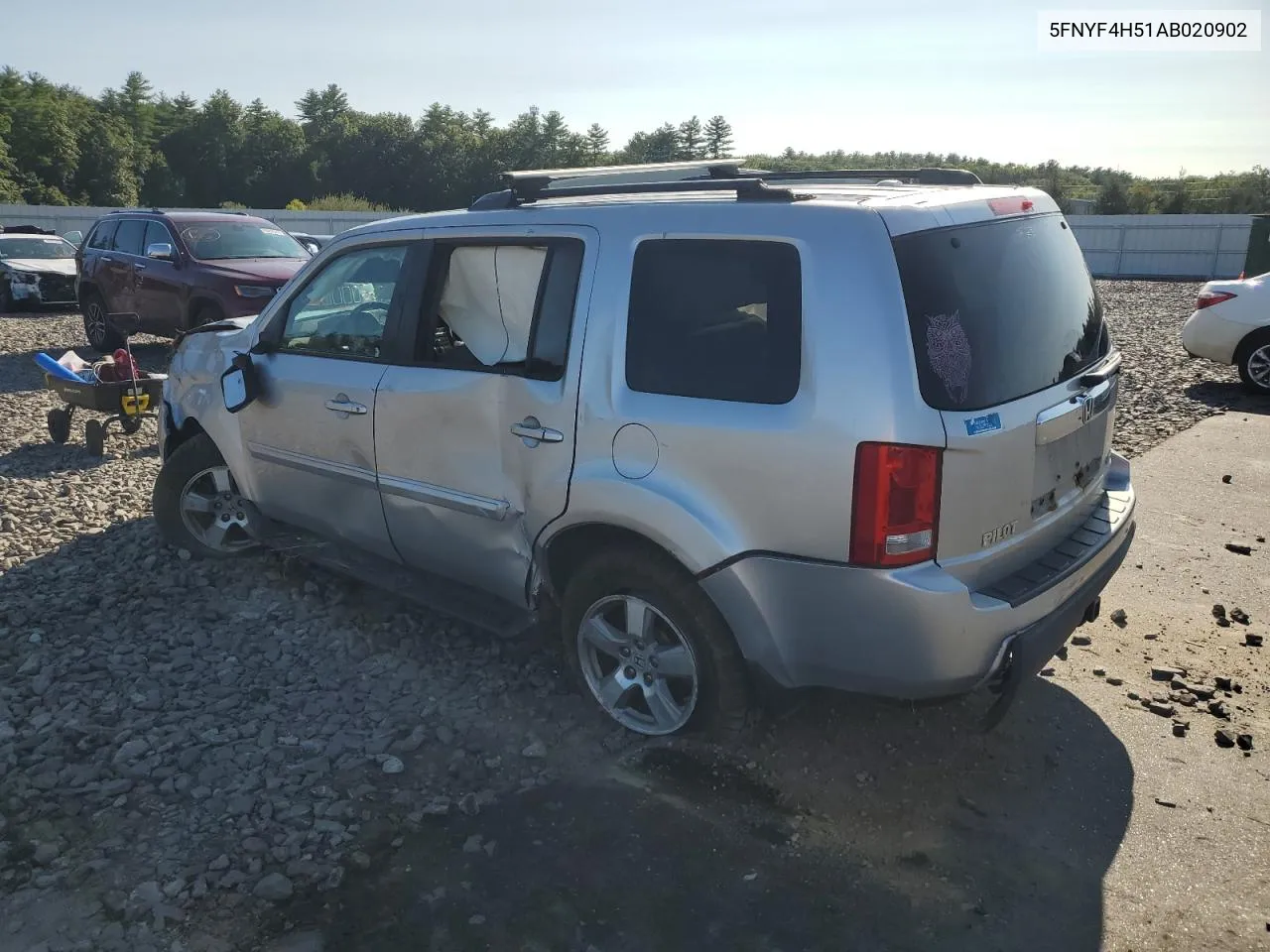 2010 Honda Pilot Exl VIN: 5FNYF4H51AB020902 Lot: 69635994