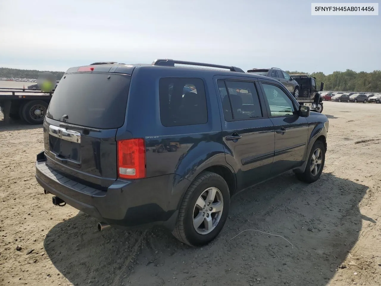 2010 Honda Pilot Ex VIN: 5FNYF3H45AB014456 Lot: 70513834