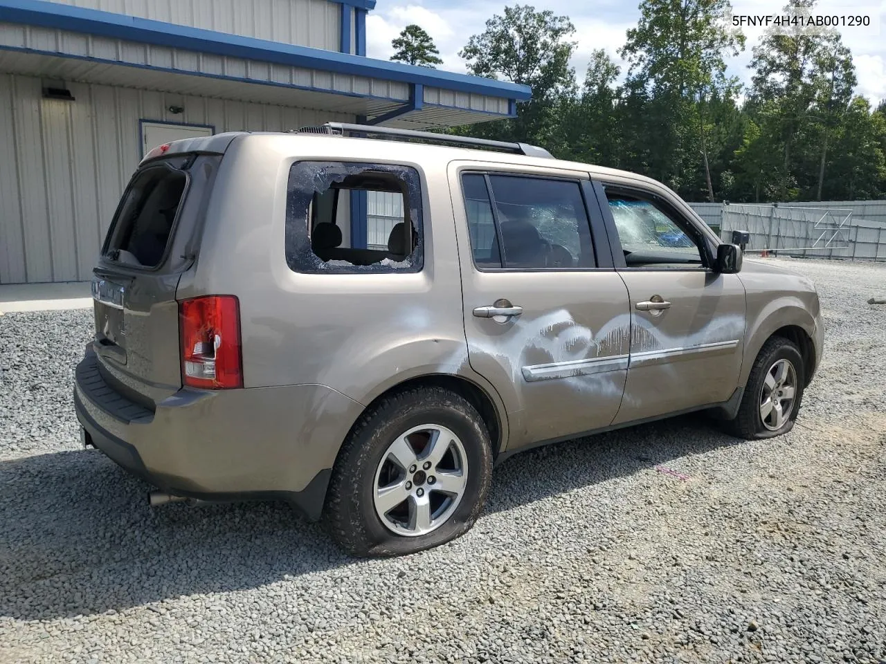 2010 Honda Pilot Ex VIN: 5FNYF4H41AB001290 Lot: 70642394