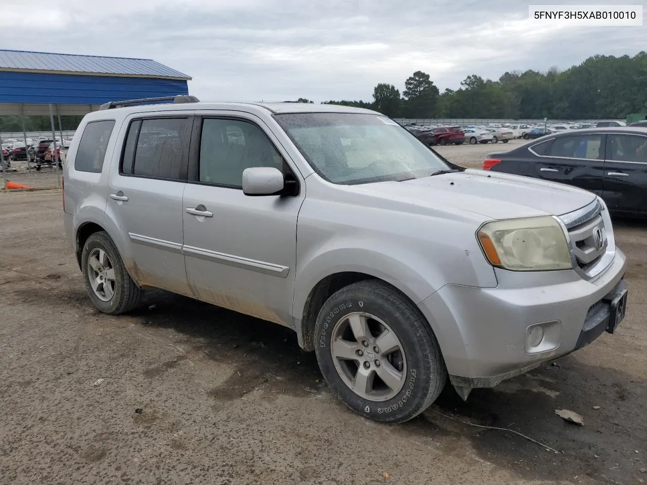 5FNYF3H5XAB010010 2010 Honda Pilot Exl