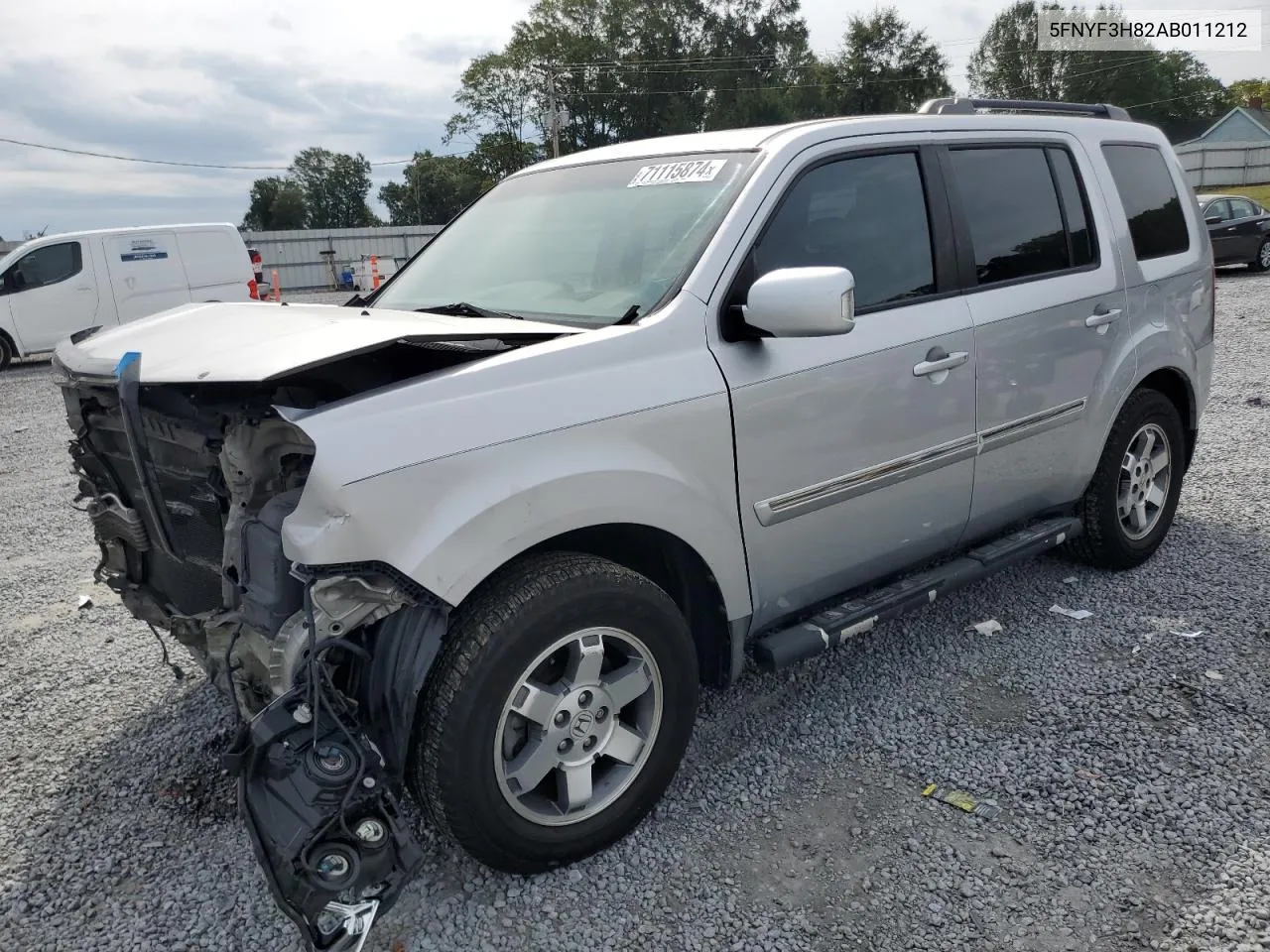 2010 Honda Pilot Touring VIN: 5FNYF3H82AB011212 Lot: 71115874