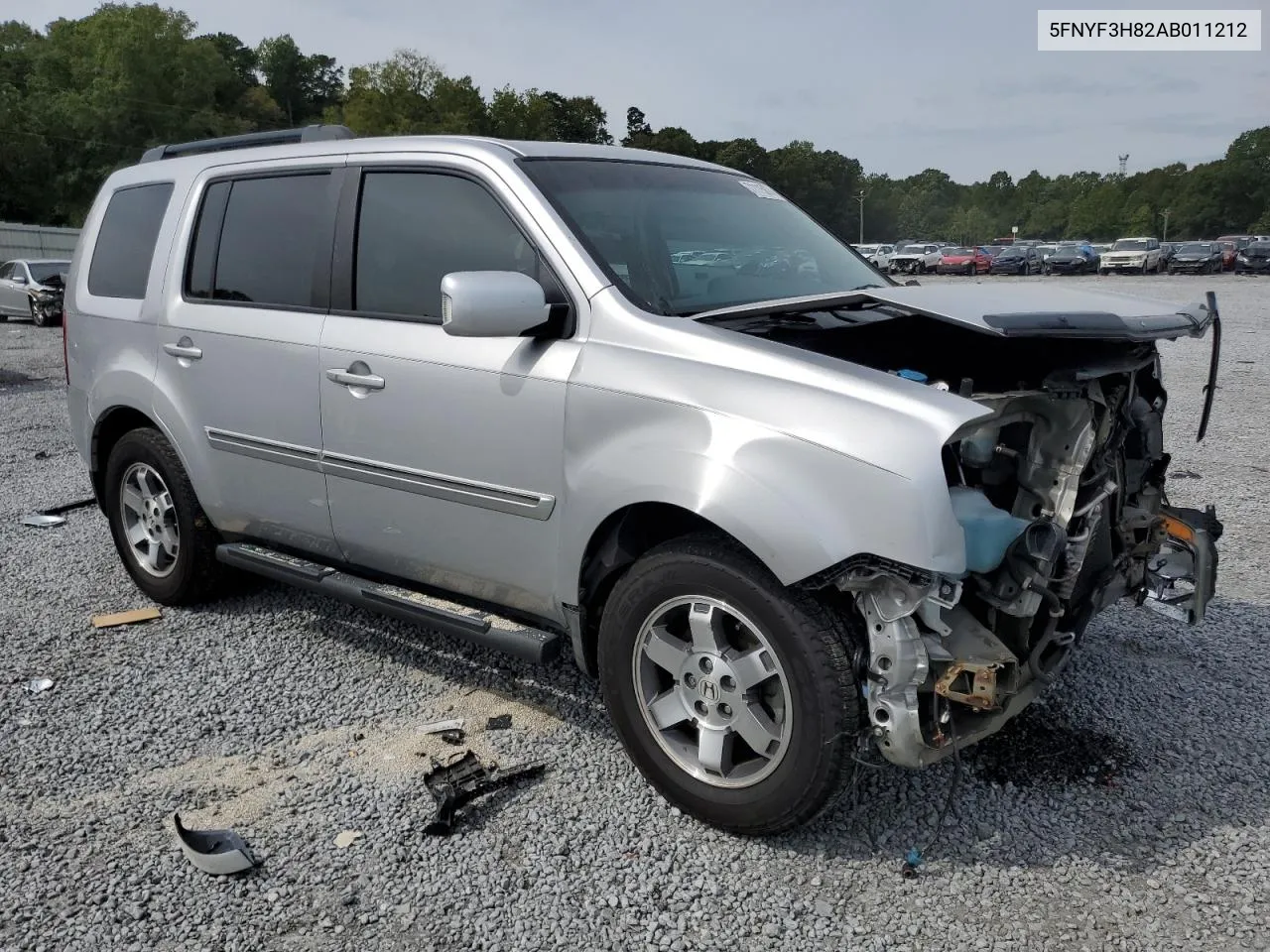 2010 Honda Pilot Touring VIN: 5FNYF3H82AB011212 Lot: 71115874