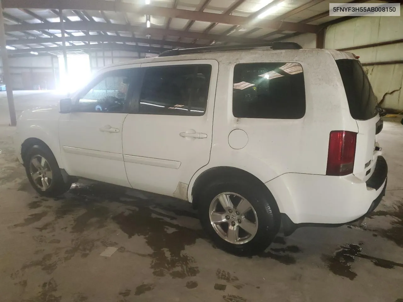 5FNYF3H55AB008150 2010 Honda Pilot Exl