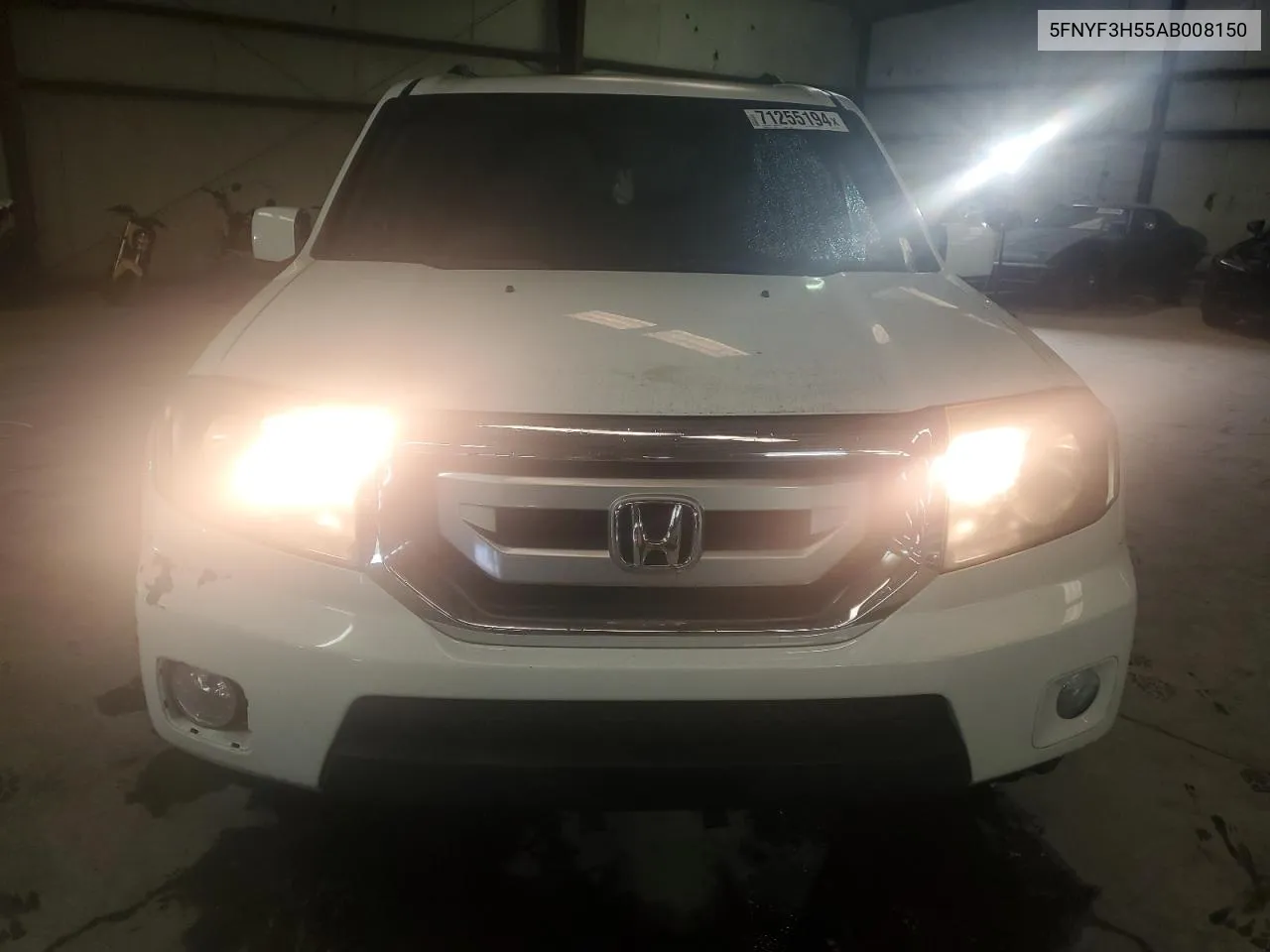 5FNYF3H55AB008150 2010 Honda Pilot Exl