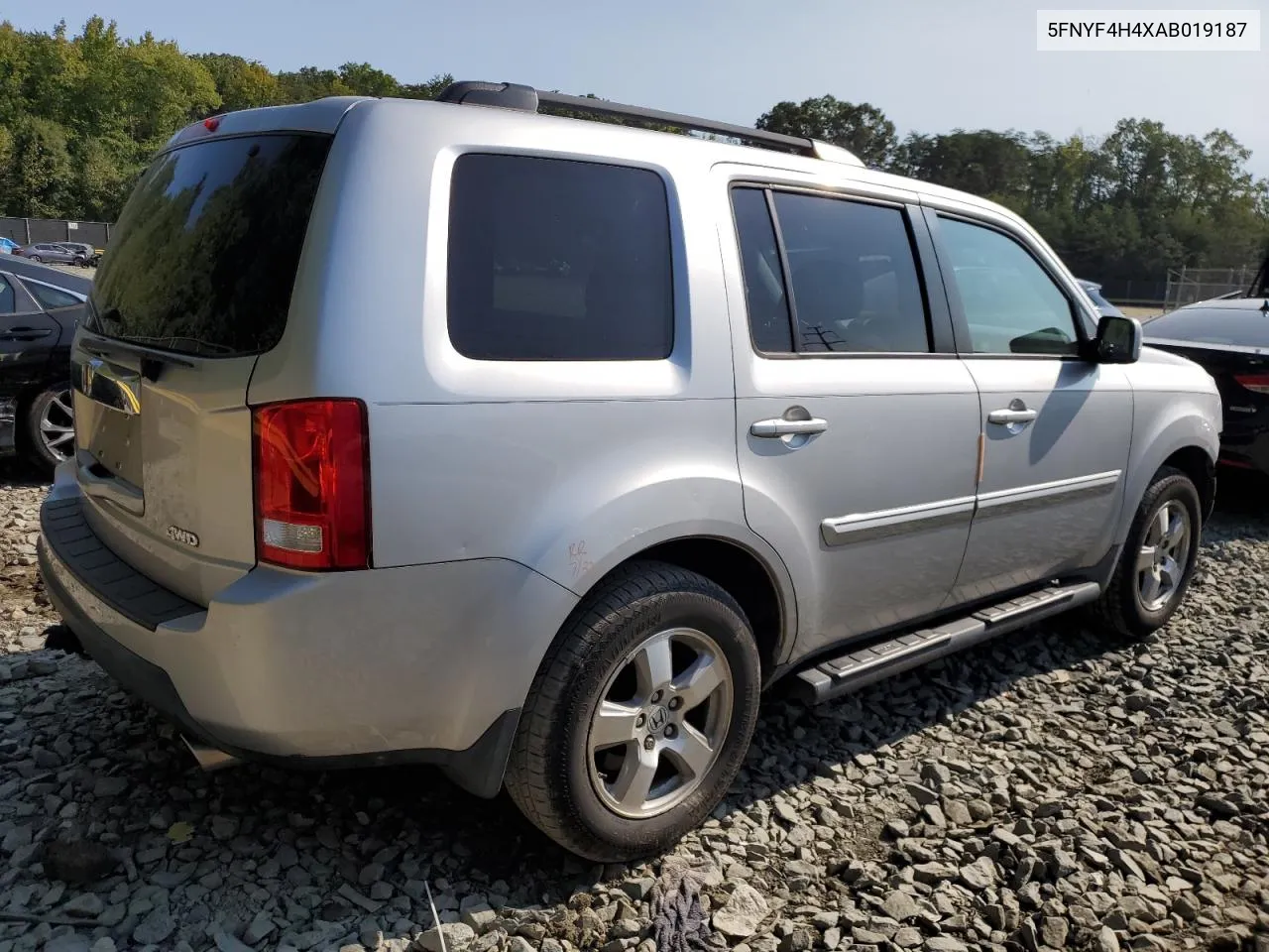 2010 Honda Pilot Ex VIN: 5FNYF4H4XAB019187 Lot: 71321414