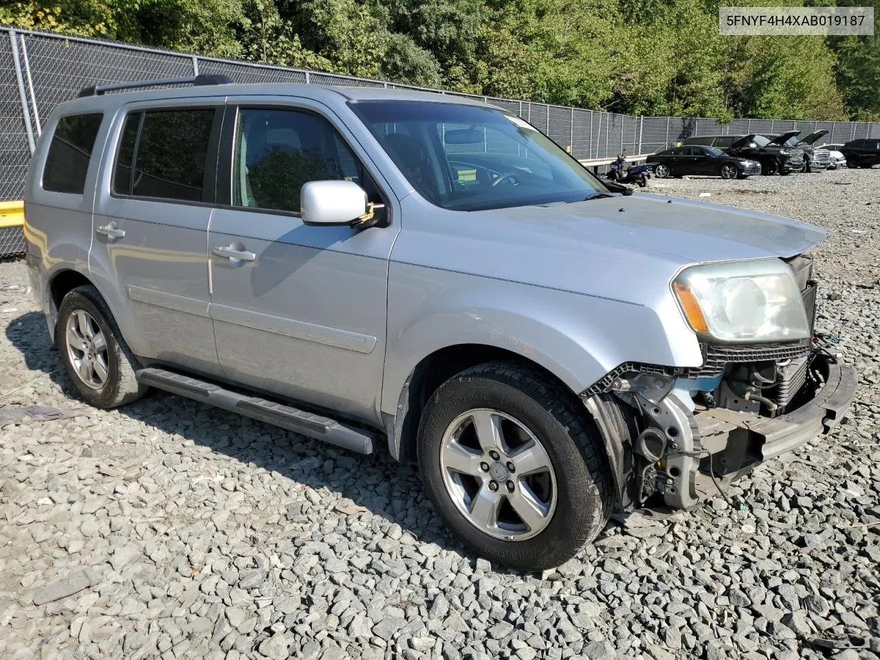 2010 Honda Pilot Ex VIN: 5FNYF4H4XAB019187 Lot: 71321414