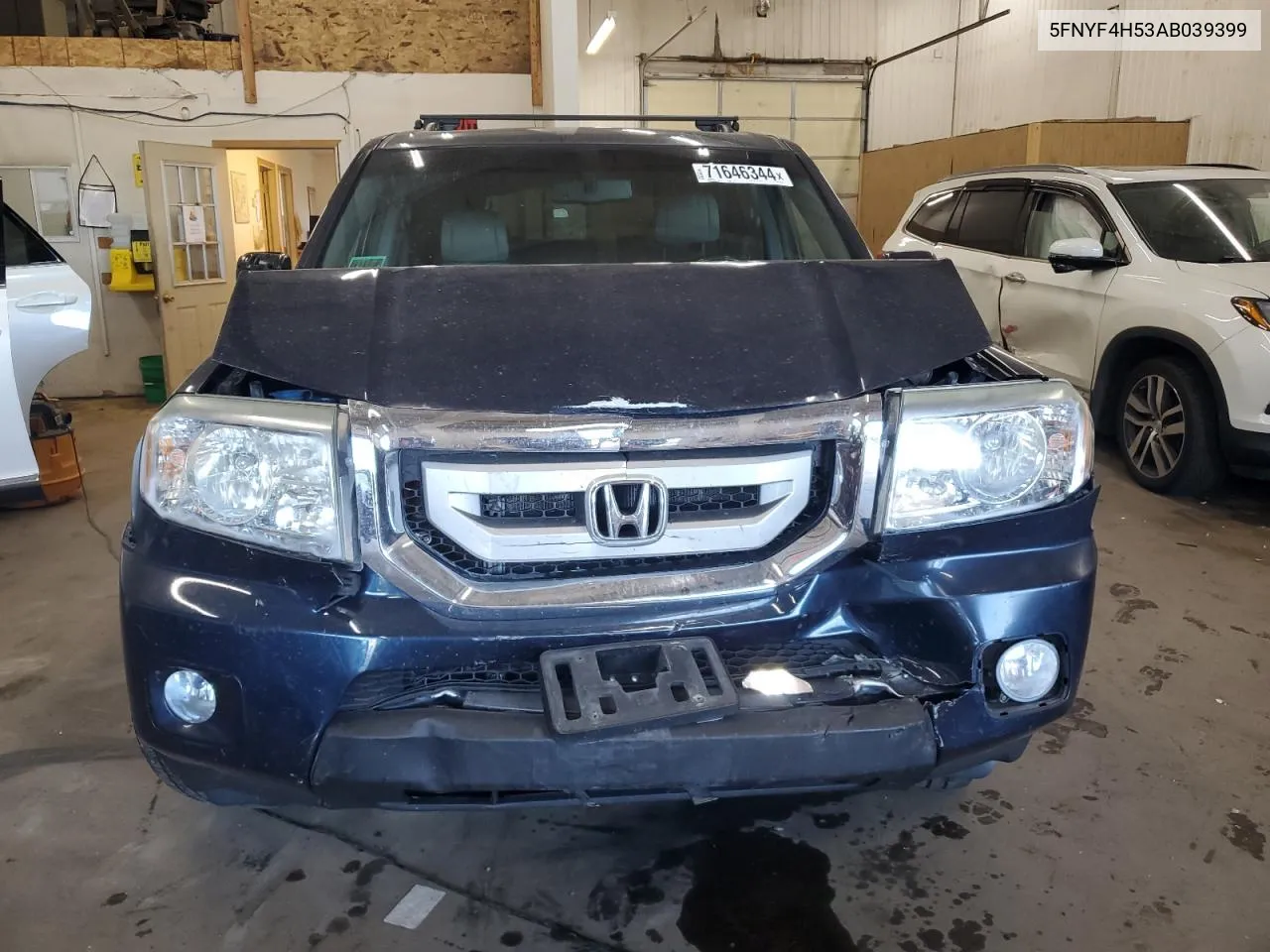 2010 Honda Pilot Exl VIN: 5FNYF4H53AB039399 Lot: 71646344