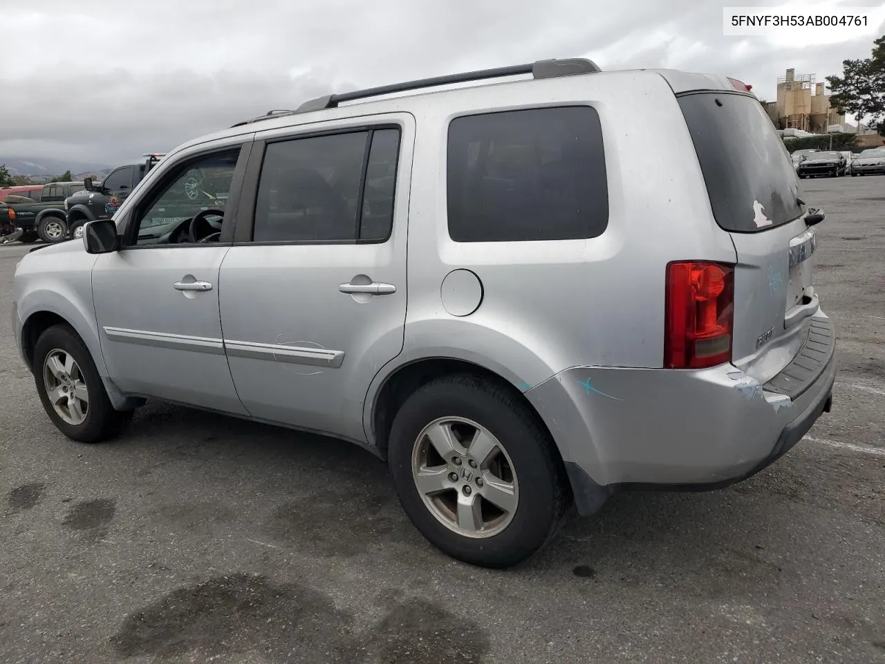 2010 Honda Pilot Exl VIN: 5FNYF3H53AB004761 Lot: 71682114