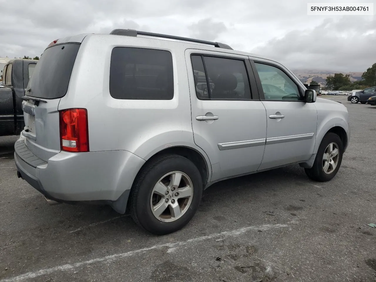 2010 Honda Pilot Exl VIN: 5FNYF3H53AB004761 Lot: 71682114