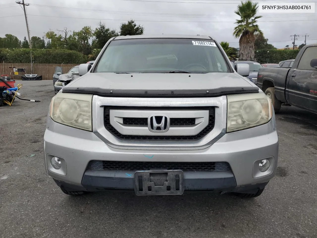 2010 Honda Pilot Exl VIN: 5FNYF3H53AB004761 Lot: 71682114