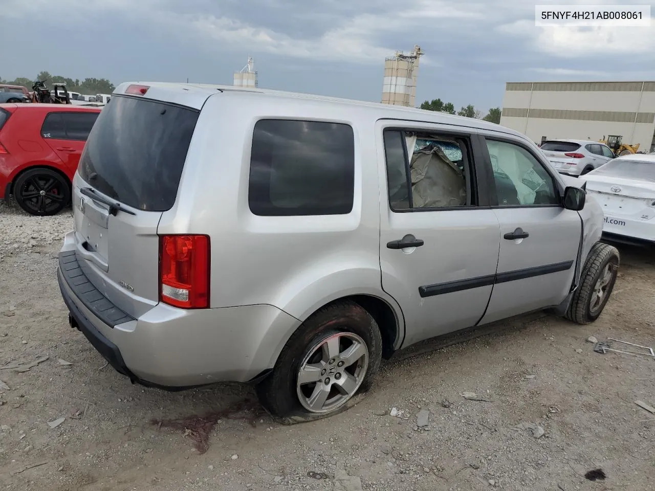 5FNYF4H21AB008061 2010 Honda Pilot Lx