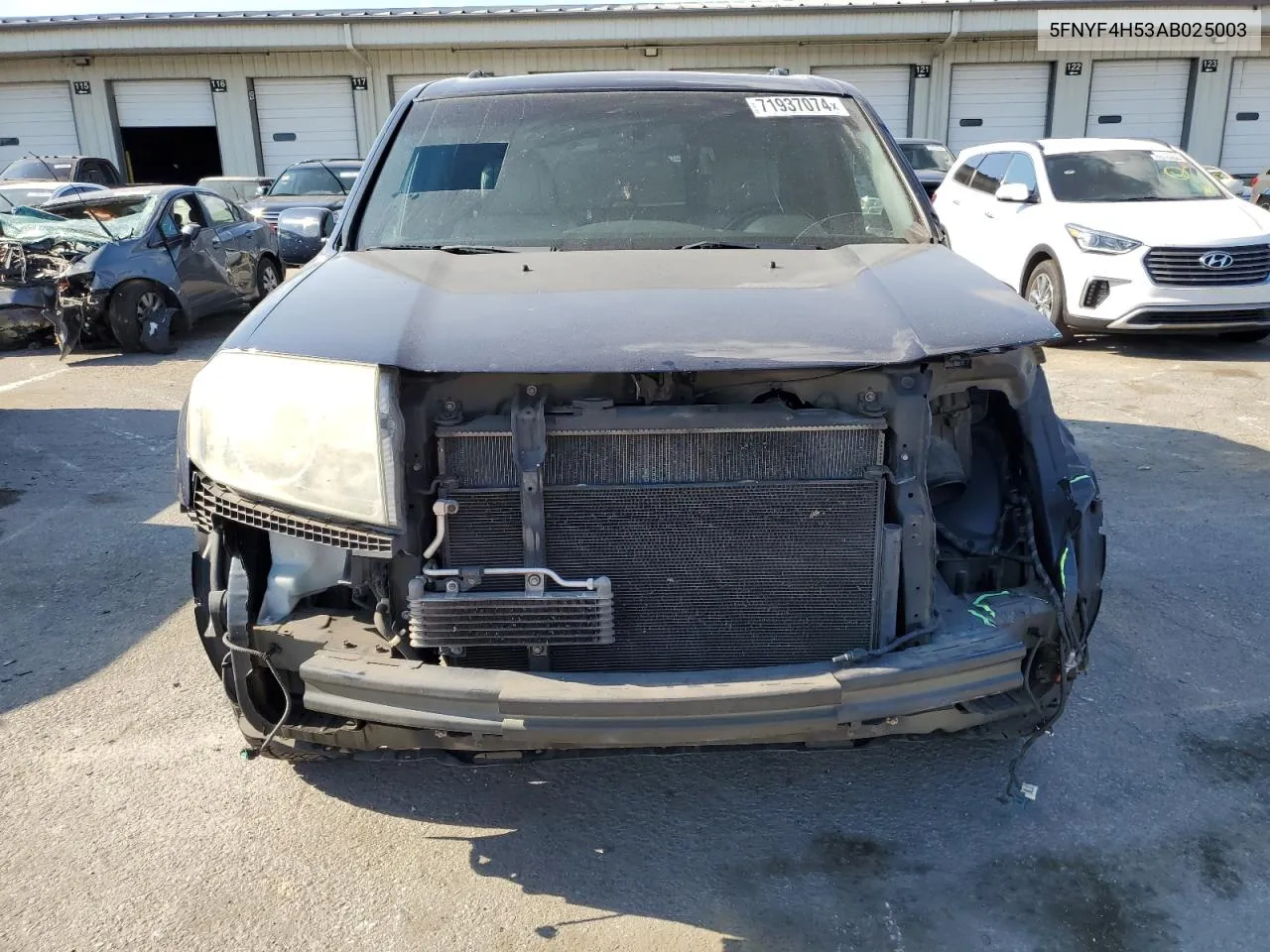 5FNYF4H53AB025003 2010 Honda Pilot Exl