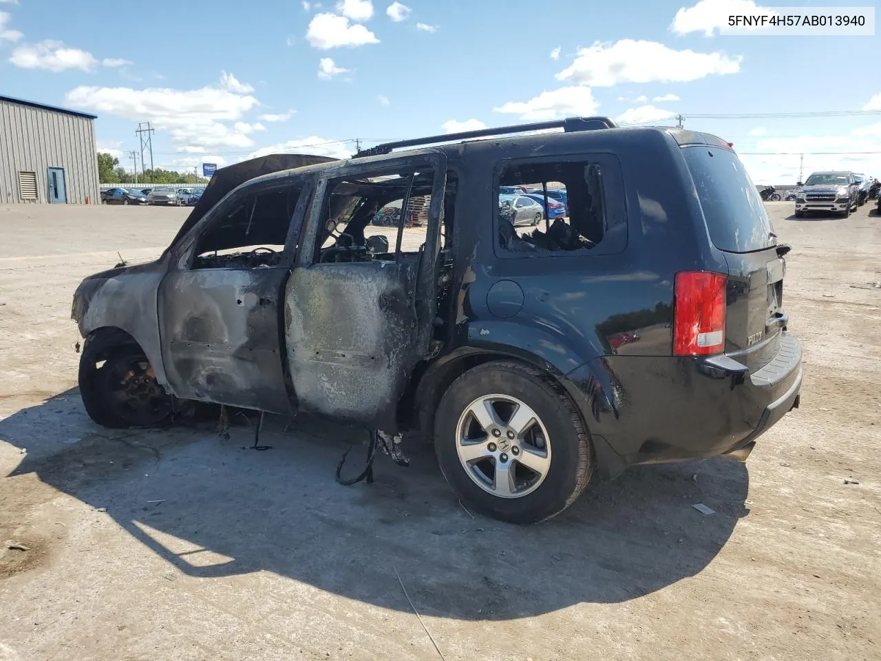 5FNYF4H57AB013940 2010 Honda Pilot Exl