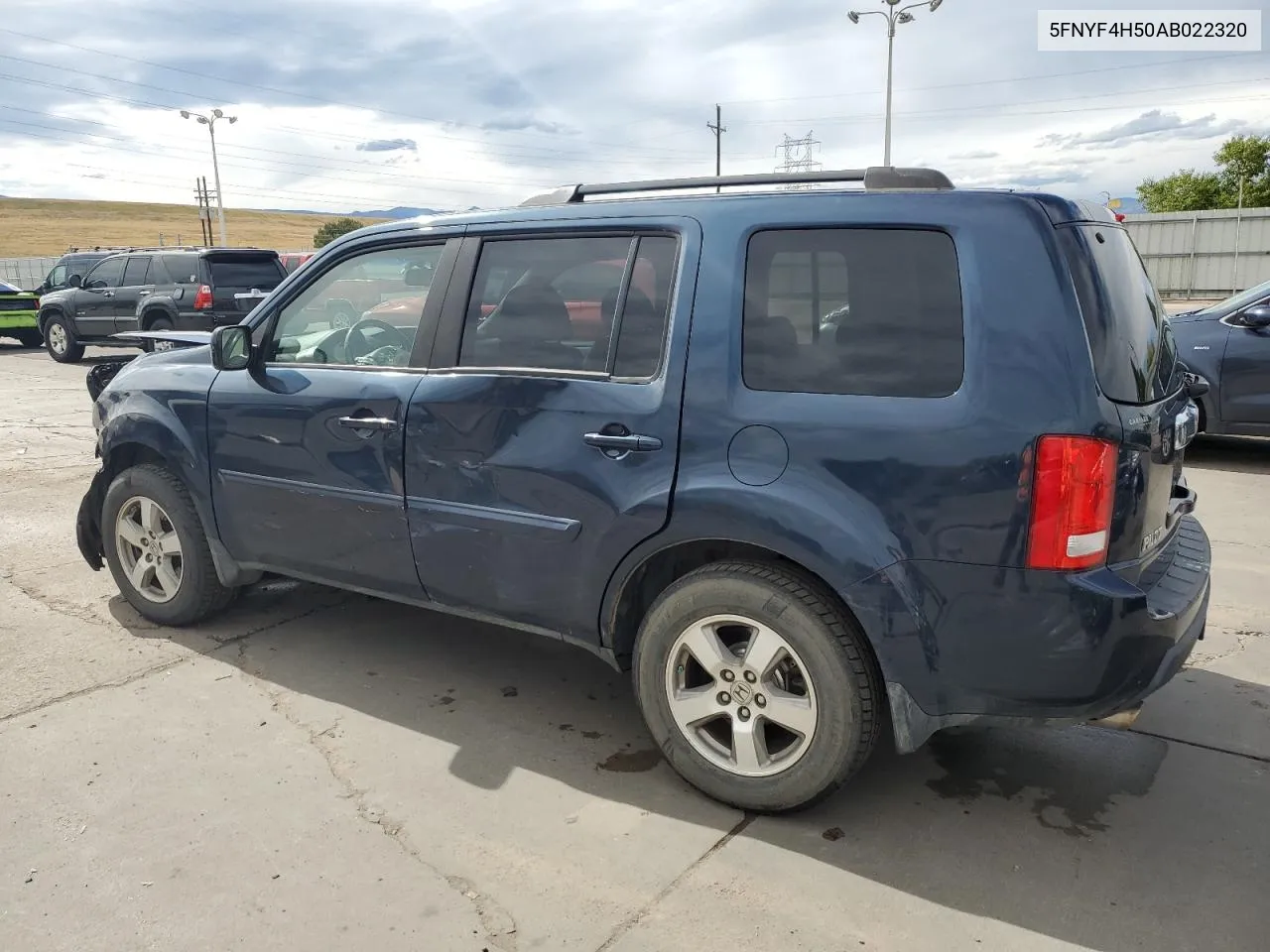 2010 Honda Pilot Exl VIN: 5FNYF4H50AB022320 Lot: 71985594