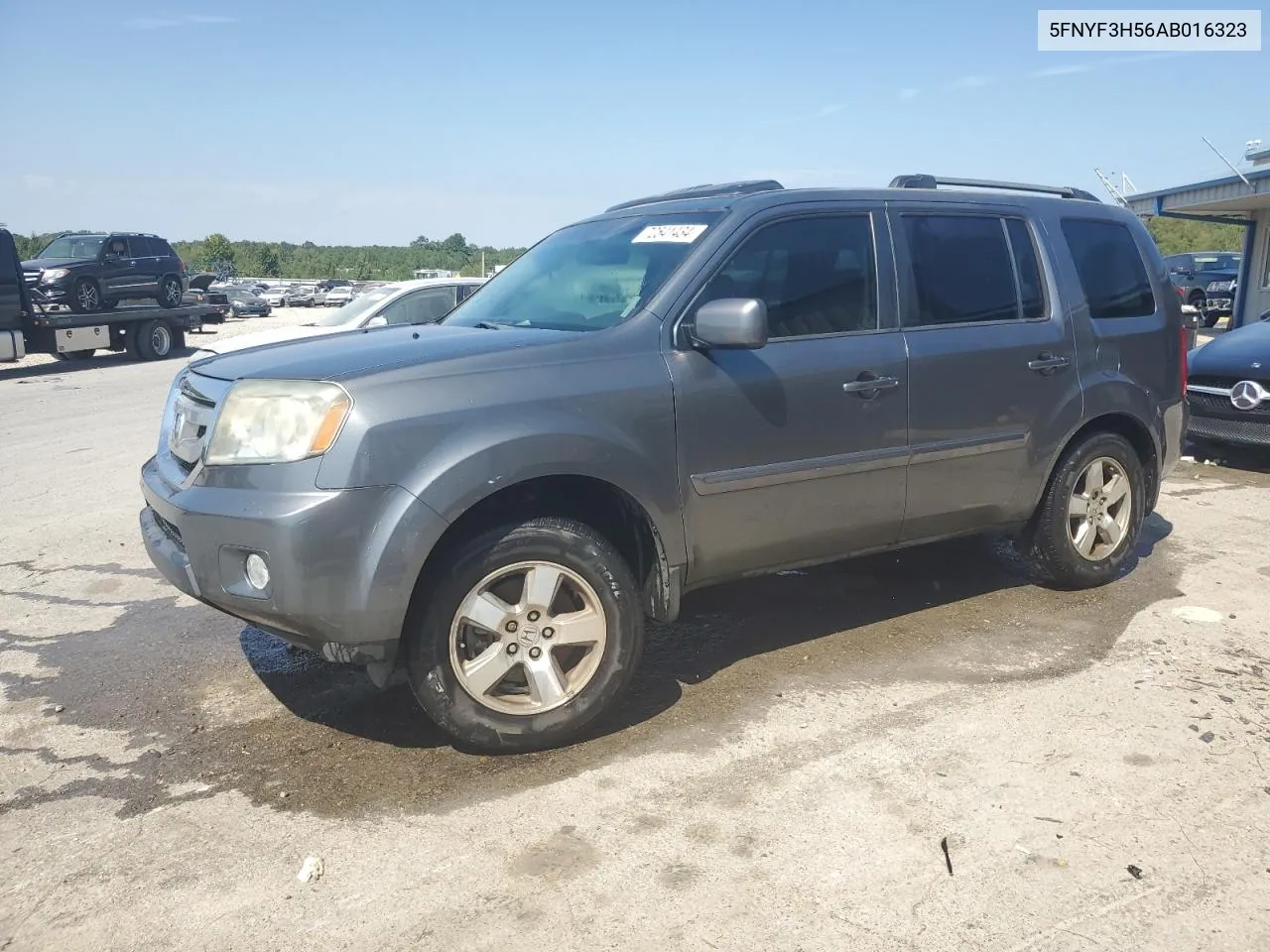 2010 Honda Pilot Exl VIN: 5FNYF3H56AB016323 Lot: 72541434