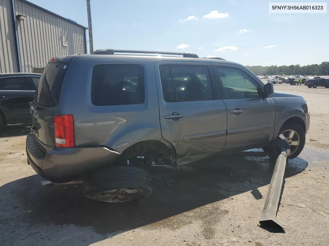 2010 Honda Pilot Exl VIN: 5FNYF3H56AB016323 Lot: 72541434